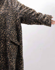 【RUNDHOLZ】 OVERSIZED ECO-FUR SHORT HAIR LEOPARD COAT_LEO JACQUARD