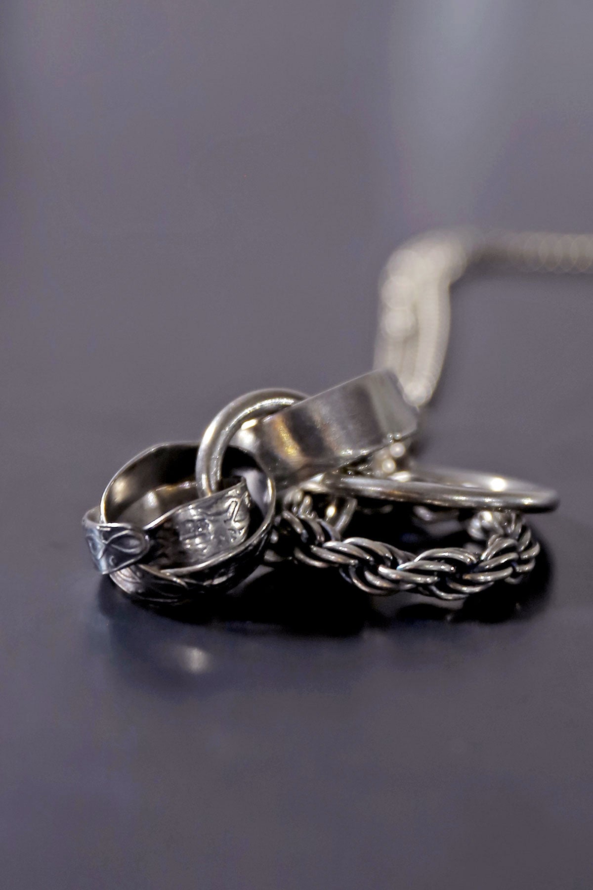 【GOTI】 MIXED RING PENDANT_CN569