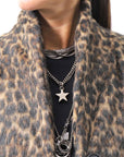 【RUNDHOLZ】 OVERSIZED ECO-FUR SHORT HAIR LEOPARD COAT_LEO JACQUARD