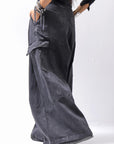 【RUNDHOLZ】 DENIM GLOSS BAGGY PANTS 103_BLACK GLOSS