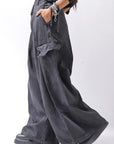 【RUNDHOLZ】 DENIM GLOSS BAGGY PANTS 103_BLACK GLOSS