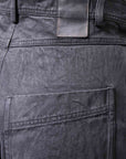 【RUNDHOLZ】 DENIM GLOSS BAGGY PANTS 103_BLACK GLOSS