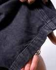 【RUNDHOLZ】 DENIM GLOSS BAGGY PANTS 103_BLACK GLOSS