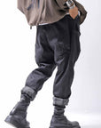 【RUNDHOLZ】 DENIM GLOSS SARRUEL PANTS 103_BLACK GLOSS