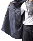 【RUNDHOLZ】 DENIM GLOSS OVER SIZED SHIRT 203_INDIGO BLACK GLOSS