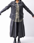 【RUNDHOLZ】 DENIM GLOSS JACKET 103_BLACK GLOSS