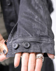 【RUNDHOLZ】 DENIM GLOSS JACKET 103_BLACK GLOSS