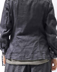 【RUNDHOLZ】 DENIM GLOSS JACKET 103_BLACK GLOSS