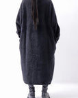 【RUNDHOLZ】 RACCOON COCOON KNIT DRESS_BLACK