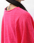【RUNDHOLZ】 OVERSIZED SHORT KNIT TOP_LOTUS