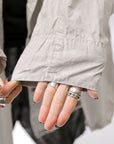 【RUNDHOLZ】 UNISEX OVERSIZE BACK TUCK SHIRT_SAND CLOUD