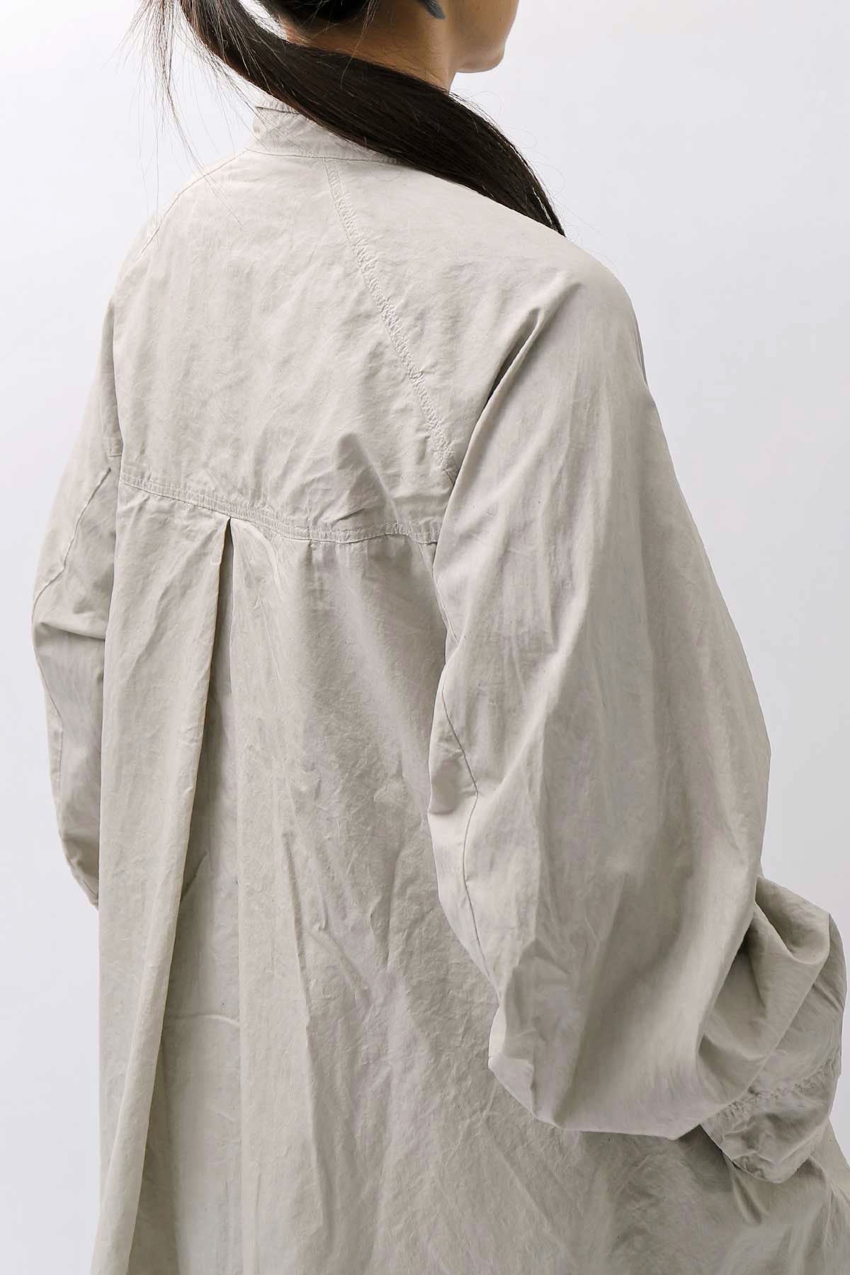 【RUNDHOLZ】 UNISEX OVERSIZE BACK TUCK SHIRT_SAND CLOUD