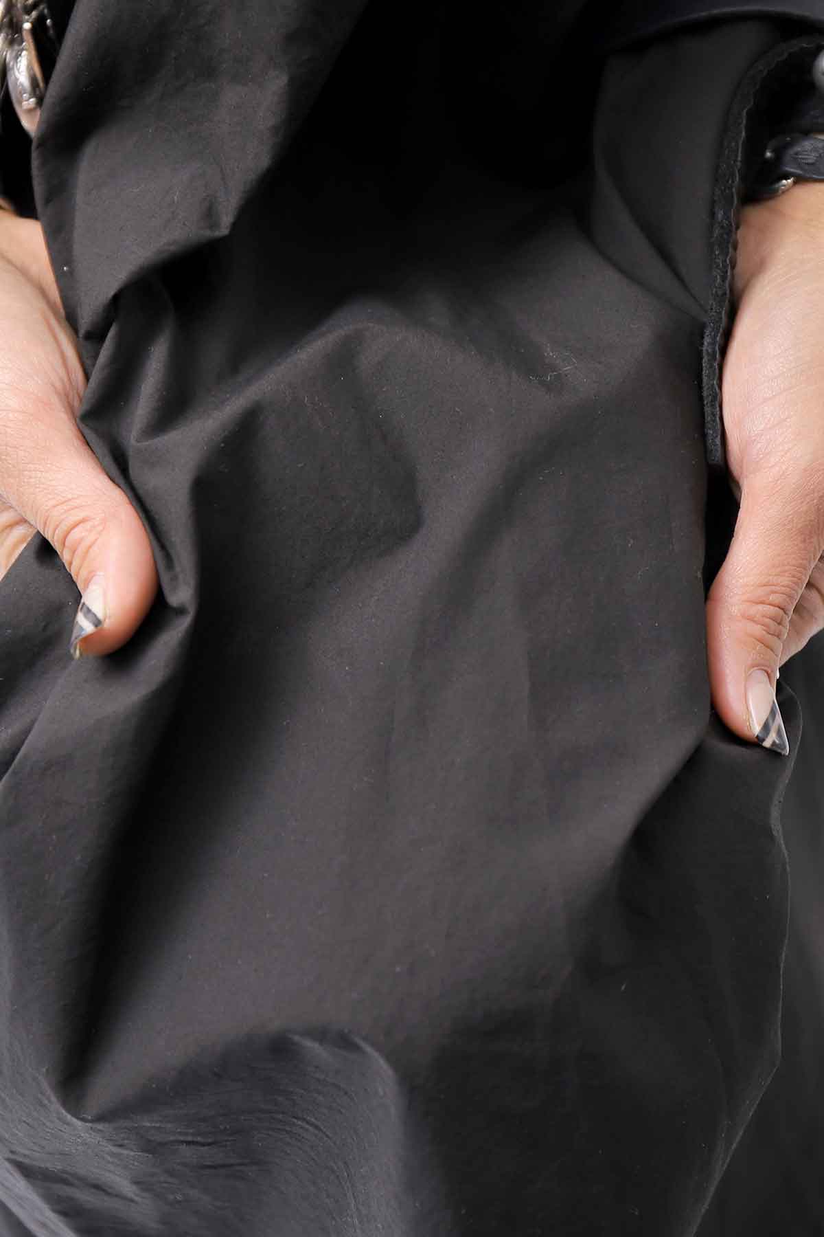 【RUNDHOLZ】 UNISEX OVERSIZE BACK TUCK SHIRT_BLACK