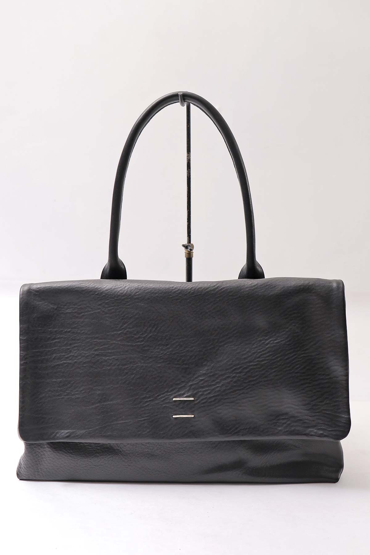 【DANIELE BASTA】 FLAP COVERED 2WAY SHOULDER BAG DBM007_BLACK