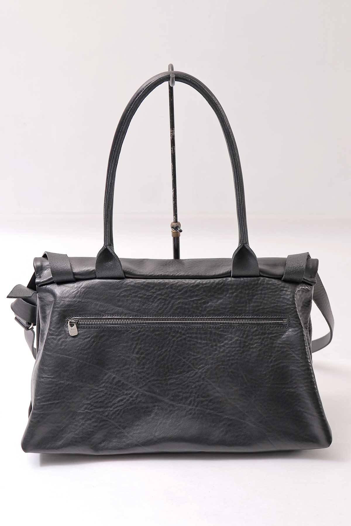 【DANIELE BASTA】 FLAP COVERED 2WAY SHOULDER BAG DBM007_BLACK