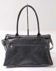 【DANIELE BASTA】 FLAP COVERED 2WAY SHOULDER BAG DBM007_BLACK