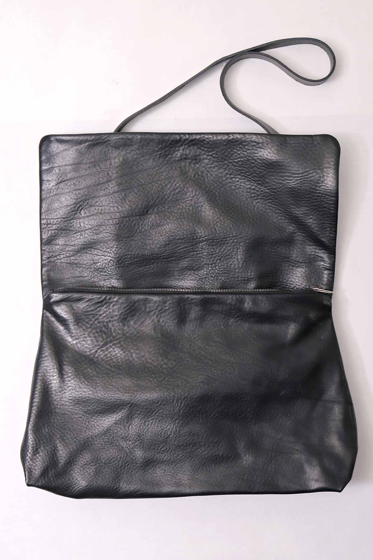 【DANIELE BASTA】 FLAP COVERED 2WAY SHOULDER BAG DBM007_BLACK
