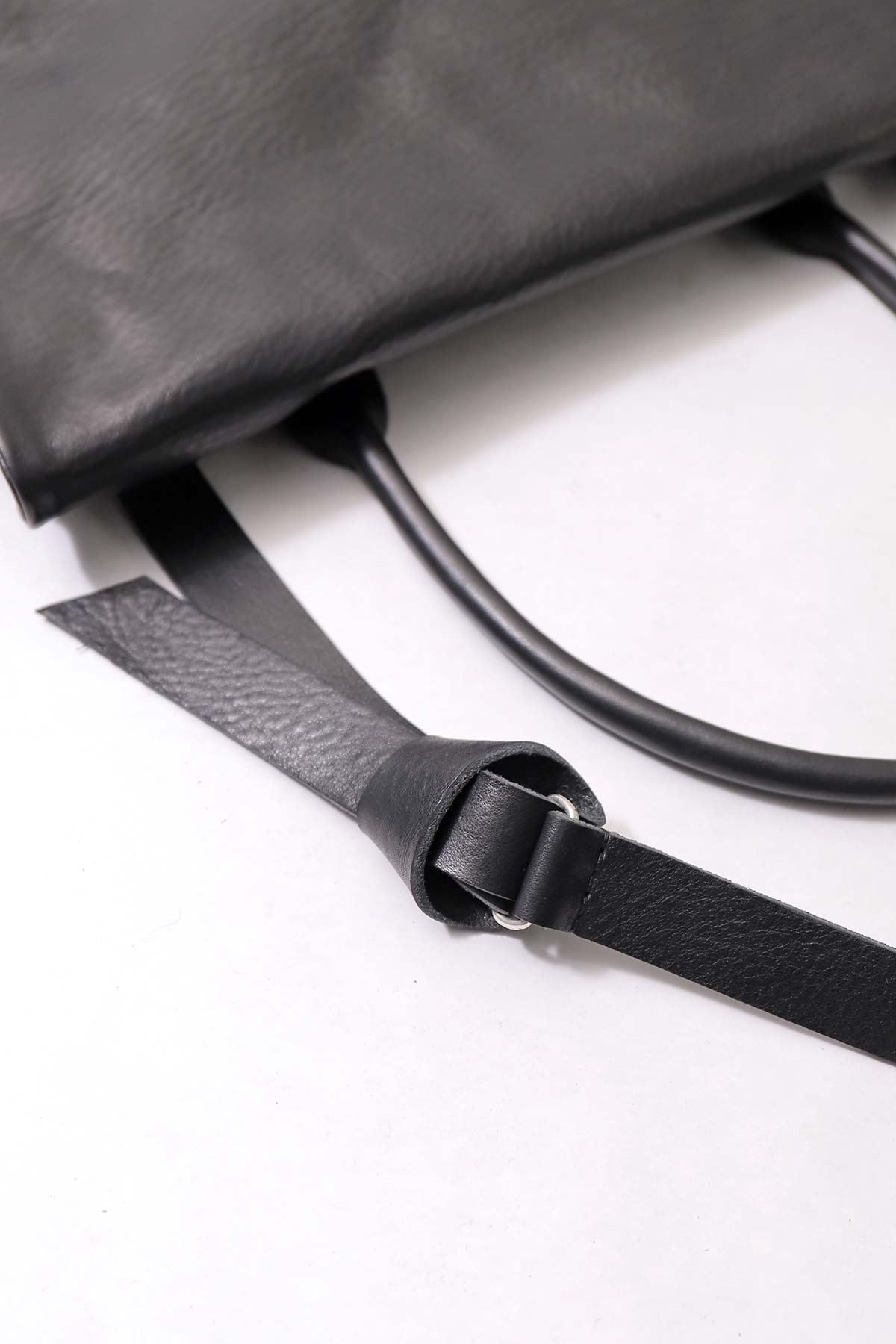 【DANIELE BASTA】 FLAP COVERED 2WAY SHOULDER BAG DBM007_BLACK