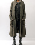 【RUNDHOLZ】 BOILED WOOL & SOFT WOOL KNIT CARDIGAN COAT 388 1203_JUNGLE