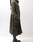 【RUNDHOLZ】 BOILED WOOL & SOFT WOOL KNIT CARDIGAN COAT 388 1203_JUNGLE