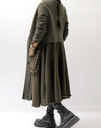 【RUNDHOLZ】 BOILED WOOL & SOFT WOOL KNIT CARDIGAN COAT 388 1203_JUNGLE