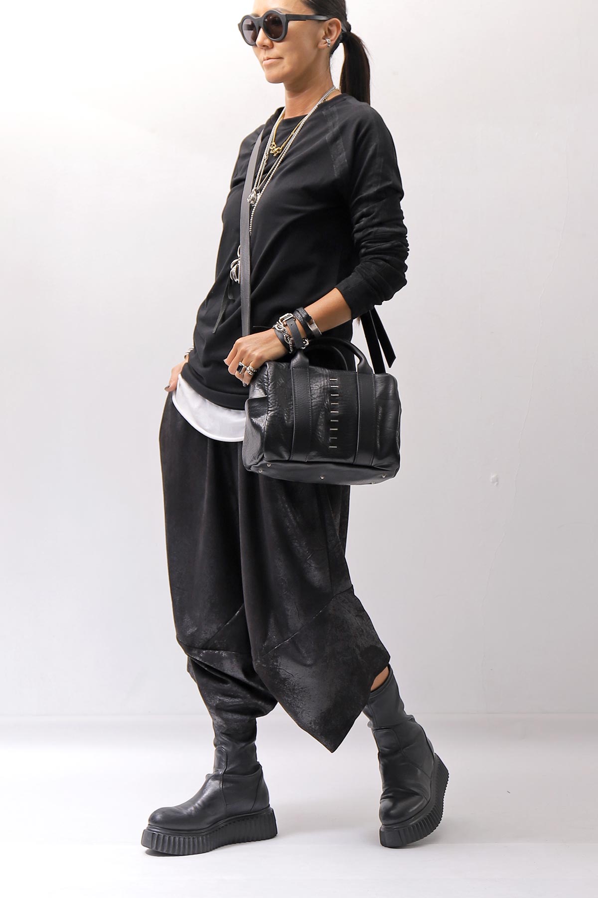 【DANIELE BASTA】 MINI BOSTON SHOULDER BAG DBM006_BLACK