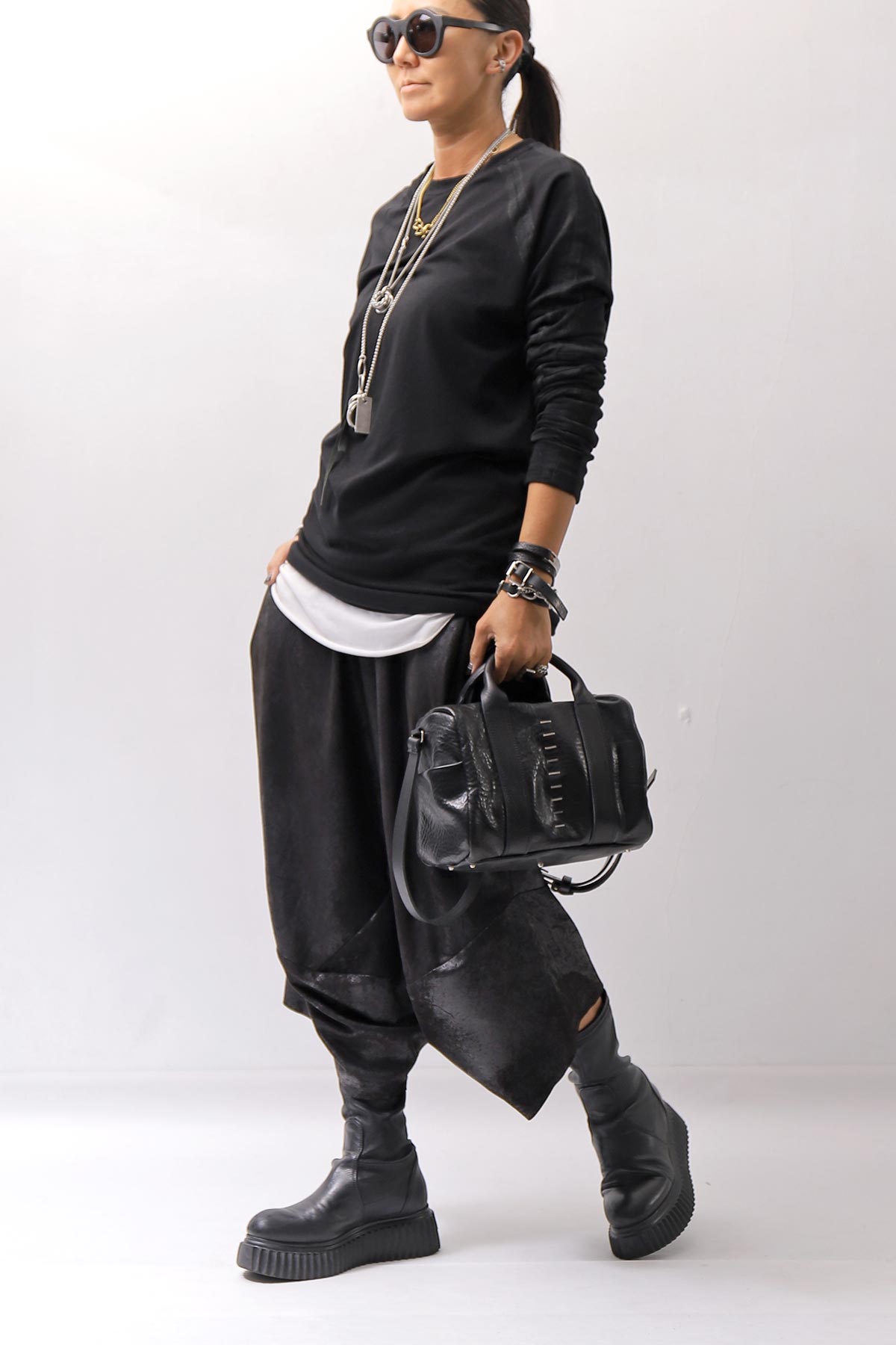 【DANIELE BASTA】 MINI BOSTON SHOULDER BAG DBM006_BLACK