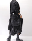 【DANIELE BASTA】 UNISEX 2WAY PATCHWORK SHOULDER BAG_BLACK