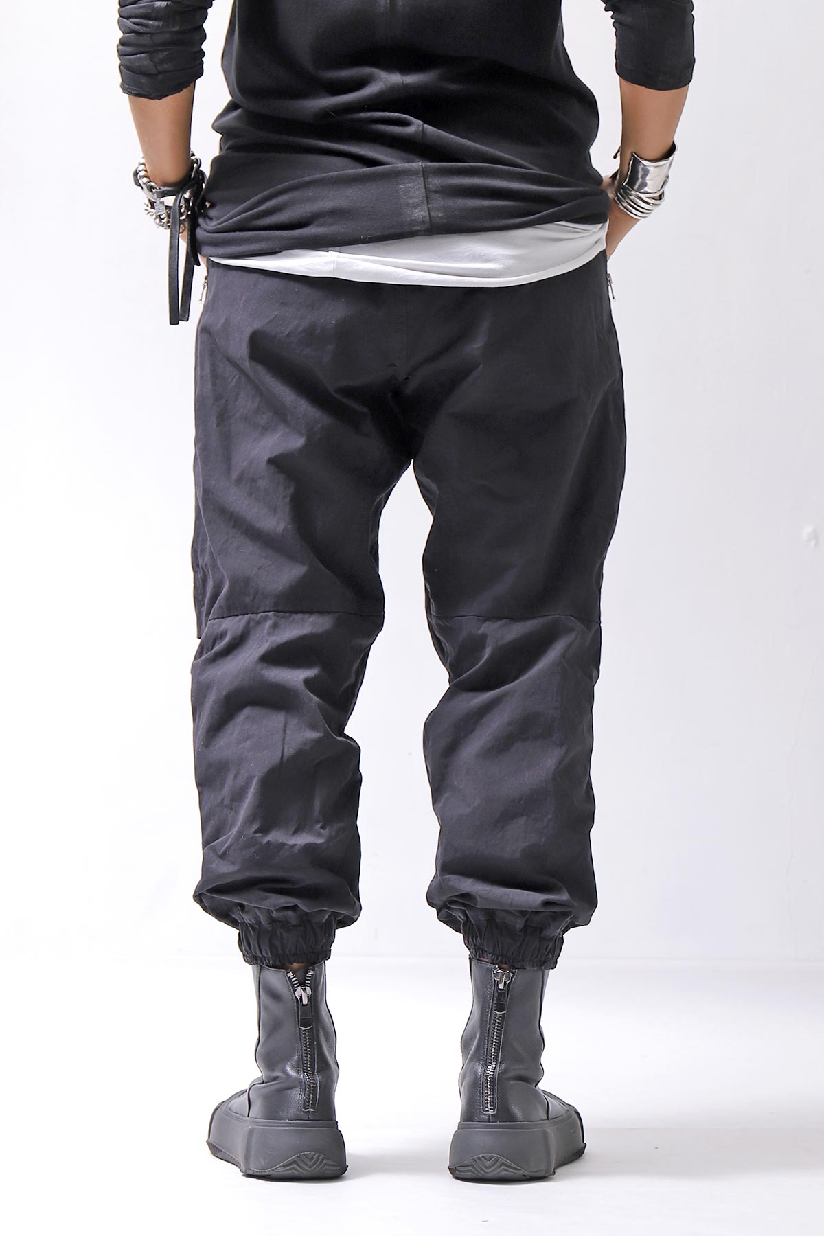 【bajra】 UNISEX COTTON EASY PANTS 159QP01_BLACK