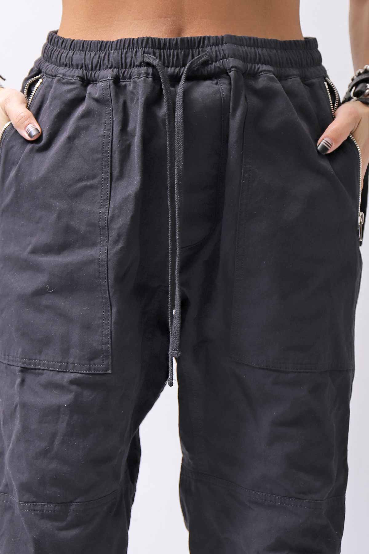 【bajra】 UNISEX COTTON EASY PANTS 159QP01_BLACK
