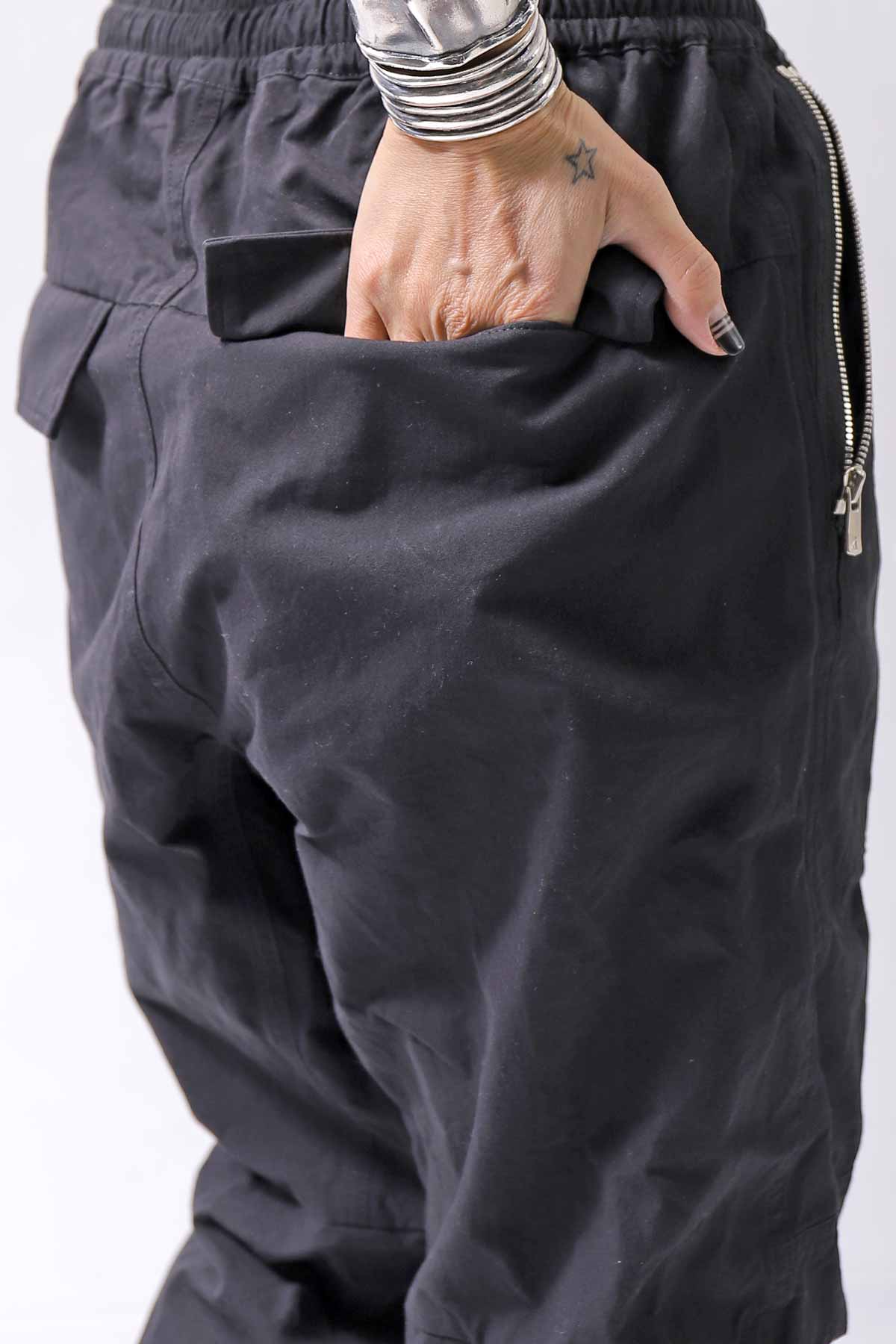 【bajra】 UNISEX COTTON EASY PANTS 159QP01_BLACK