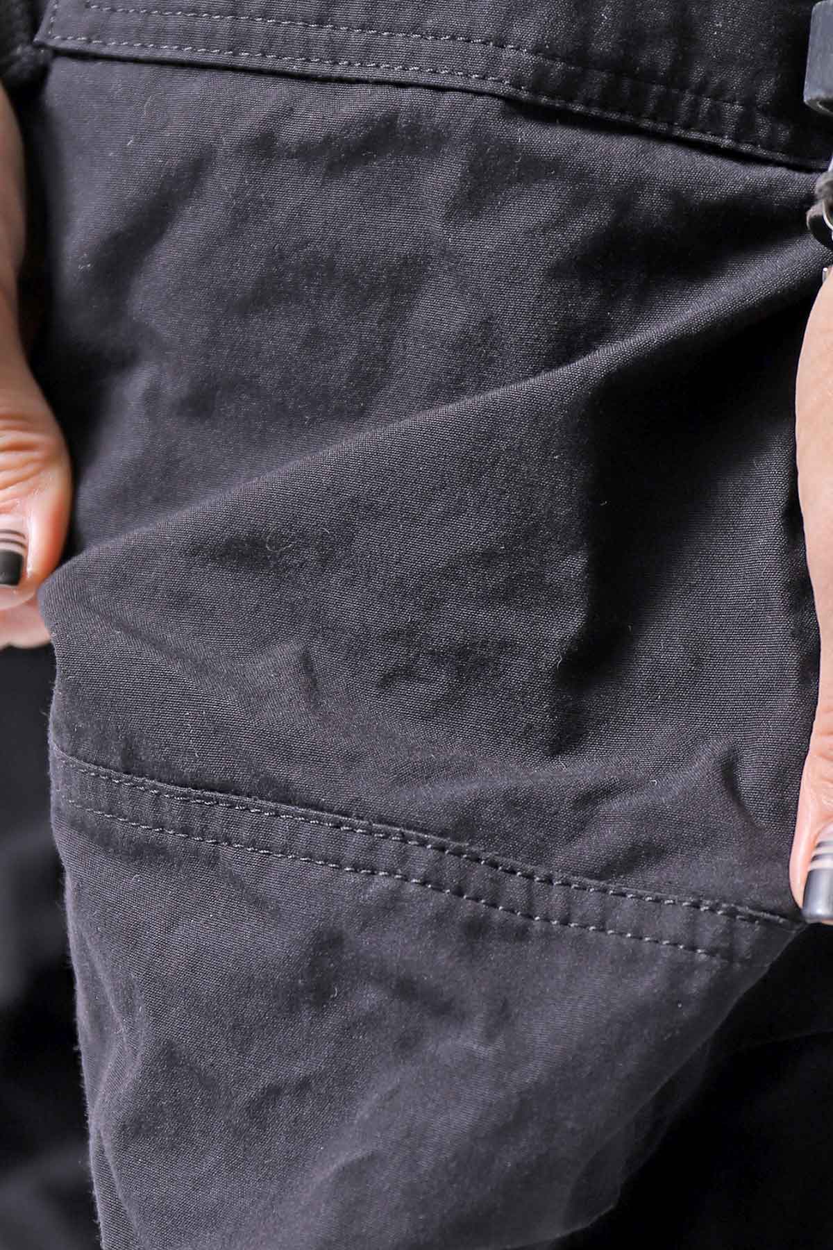 【bajra】 UNISEX COTTON EASY PANTS 159QP01_BLACK