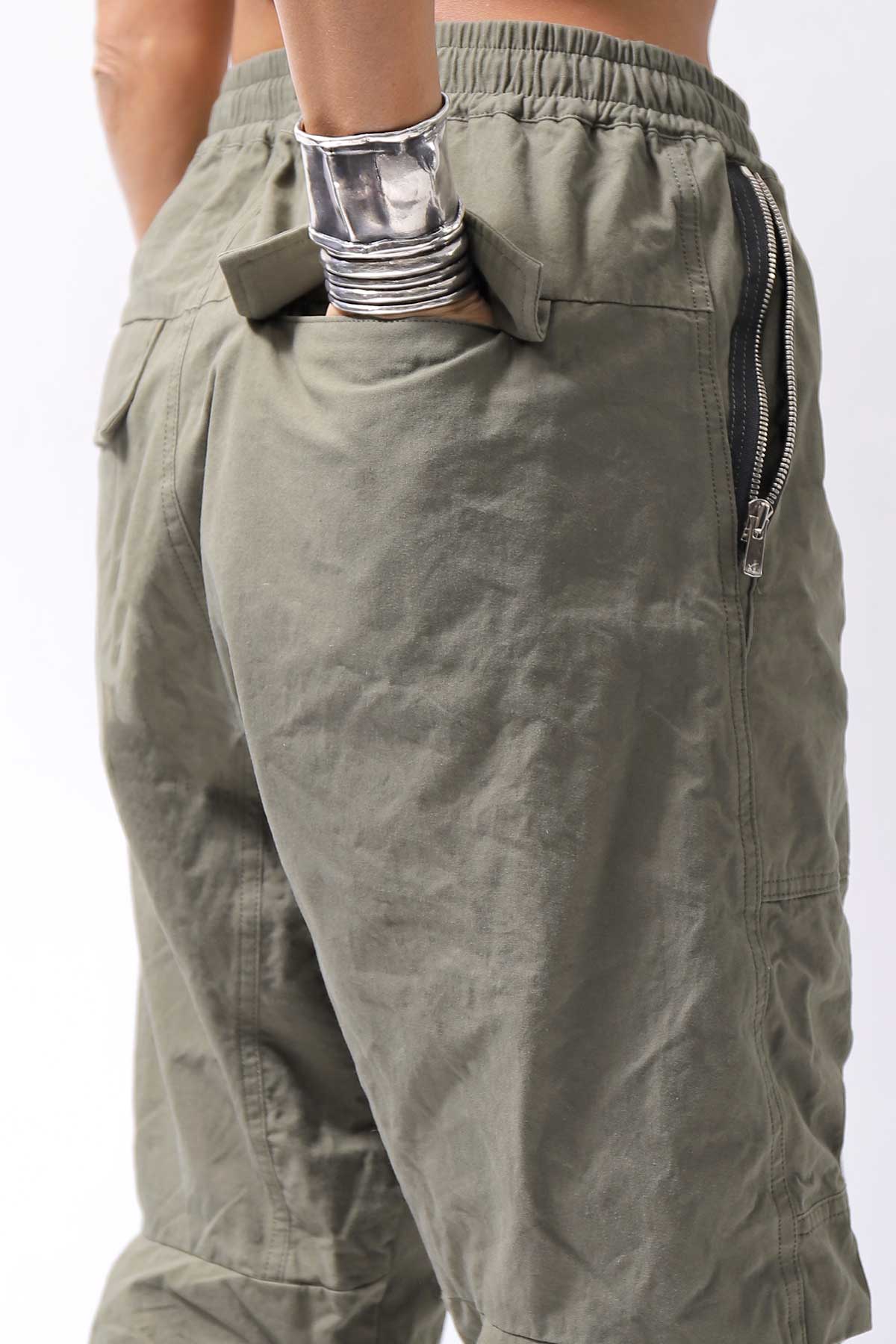 【bajra】 UNISEX COTTON EASY PANTS 159QP01_MILITARY