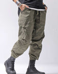 【bajra】 UNISEX COTTON EASY PANTS 159QP01_MILITARY