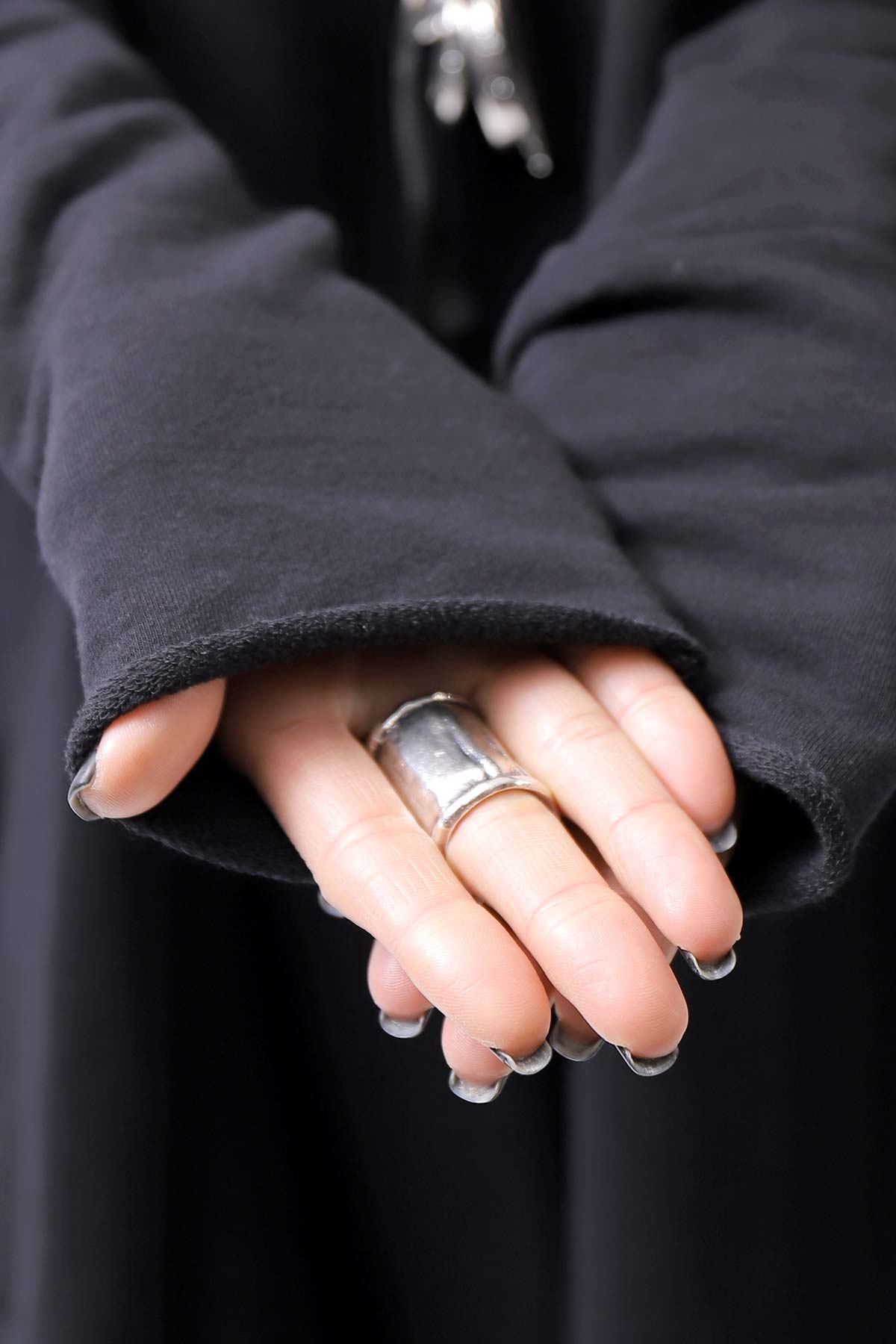 【bajra】 OVERSIZED BACK DRAPE DRESS 159QK01_BLACK