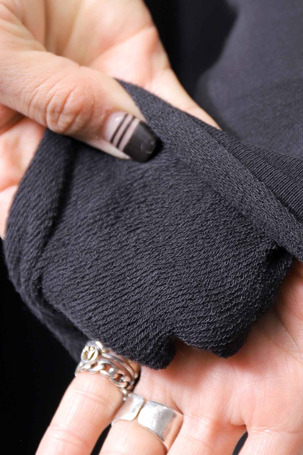 【bajra】 OVERSIZED BACK DRAPE DRESS 159QK01_BLACK