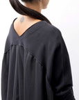 【bajra】 BACK TULLE＆COTTON LAYERED TOP 152QK01