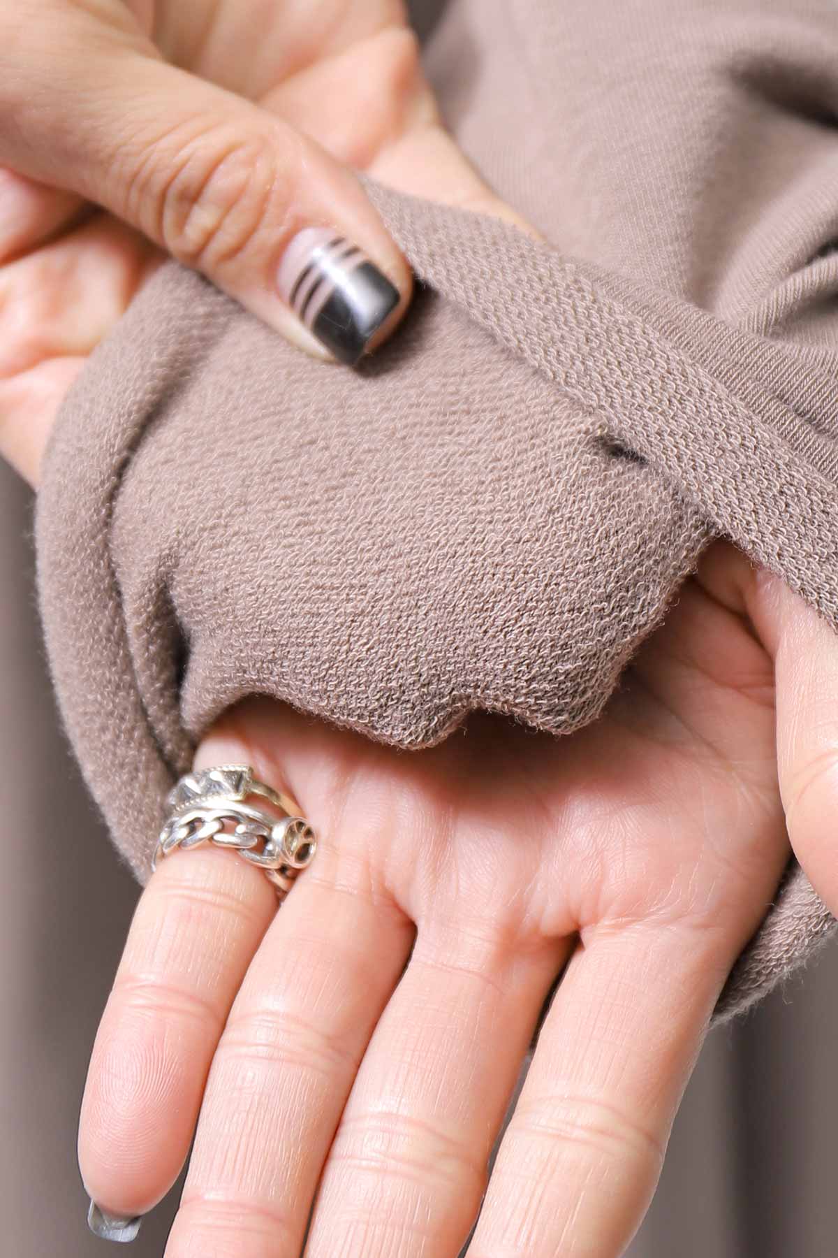 【bajra】 OVERSIZED BACK DRAPE DRESS 159QK01_TAUPE