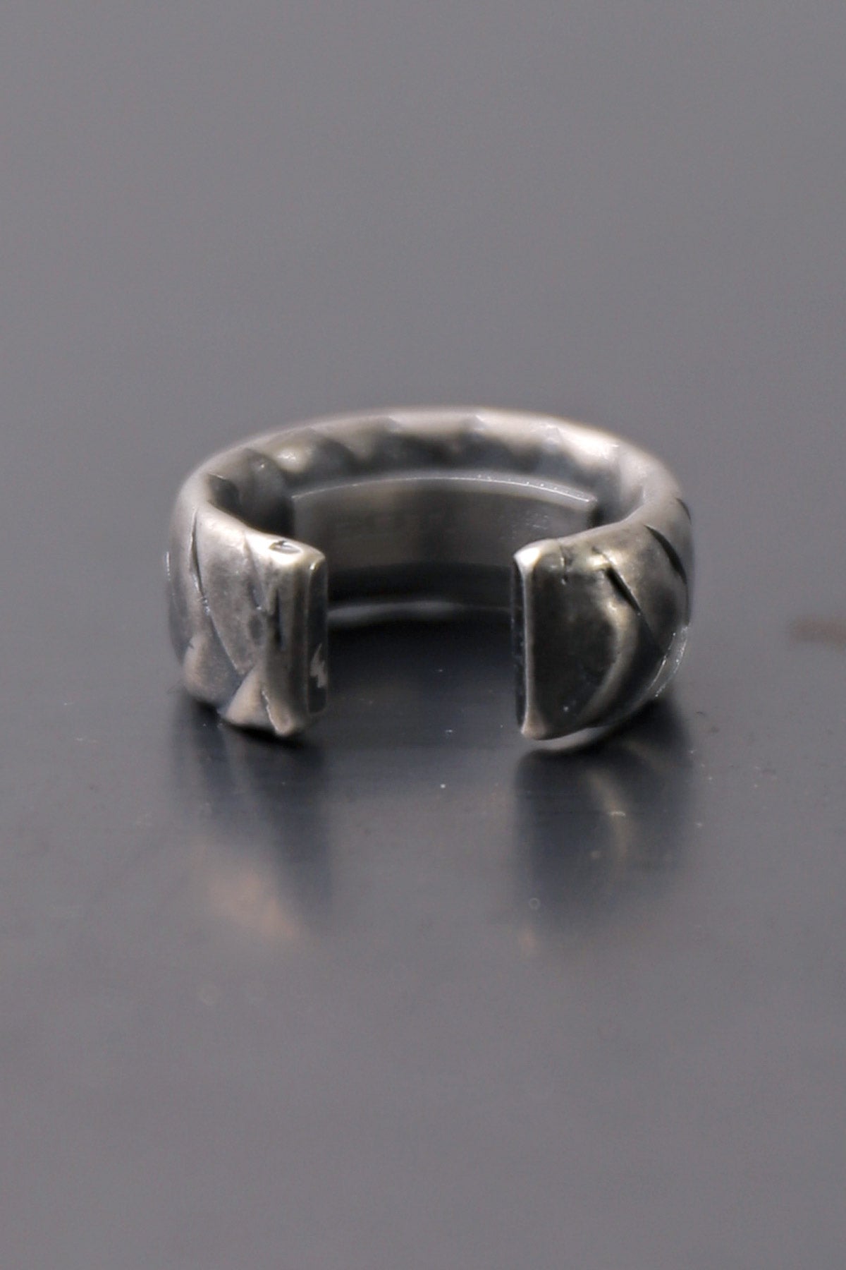 【GOTI】 HERRINGBONE SILVER RING_AN1001