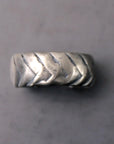 【GOTI】 HERRINGBONE SILVER RING_AN1001