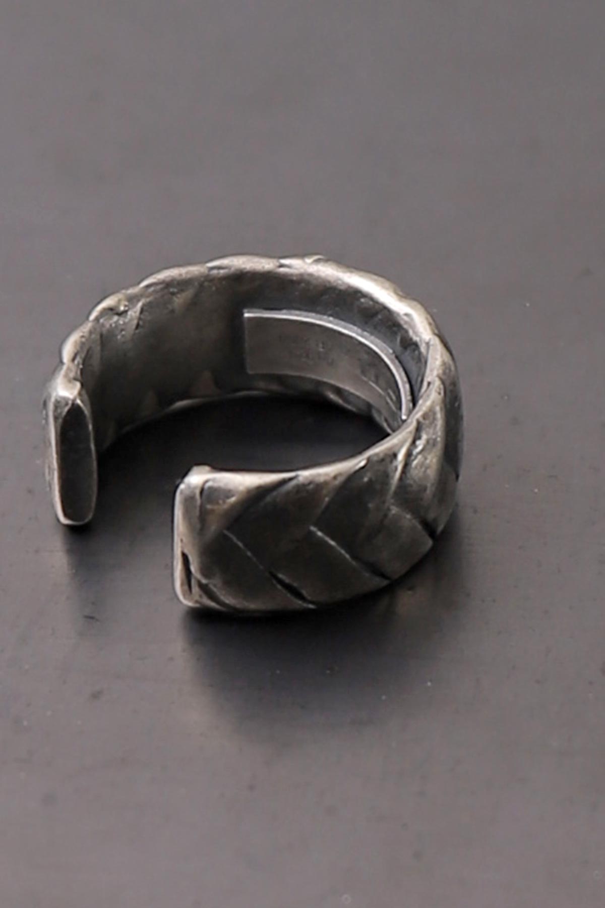 【GOTI】 HERRINGBONE SILVER RING_AN1001