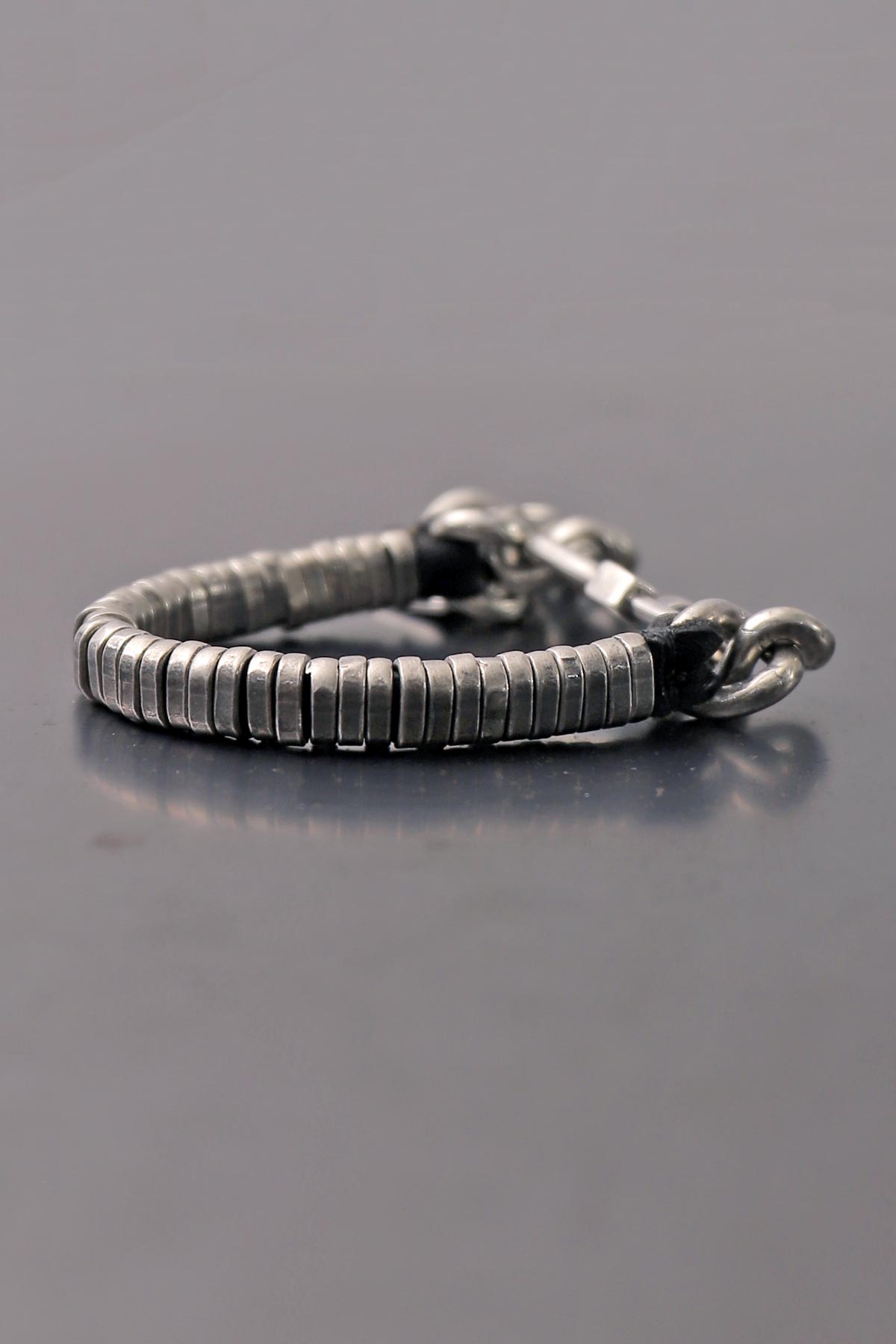 【GOTI】 SILVER FLAT SQUARE BRACELET_BR2343