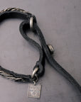 【GOTI】 SILVER LEAVES LEATHER BRACELET_BR548