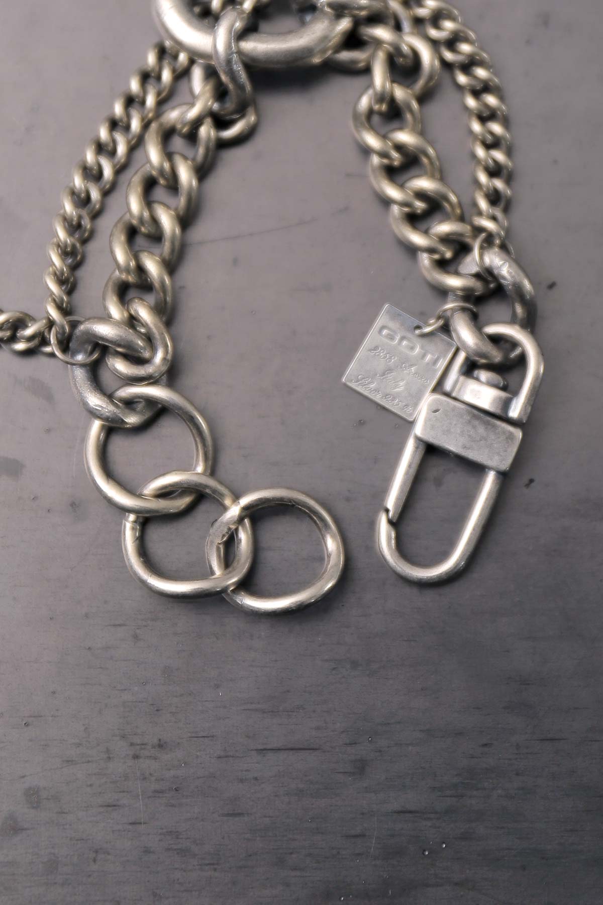 【GOTI】 MIXED SILVER CHAIN BRACELET_BR2193