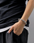 【GOTI】 SILVER FLAT SQUARE BRACELET_BR2343