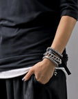 【GOTI】 SILVER FLAT SQUARE BRACELET_BR2343