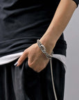 【GOTI】 MIXED SILVER CHAIN BRACELET_BR2193