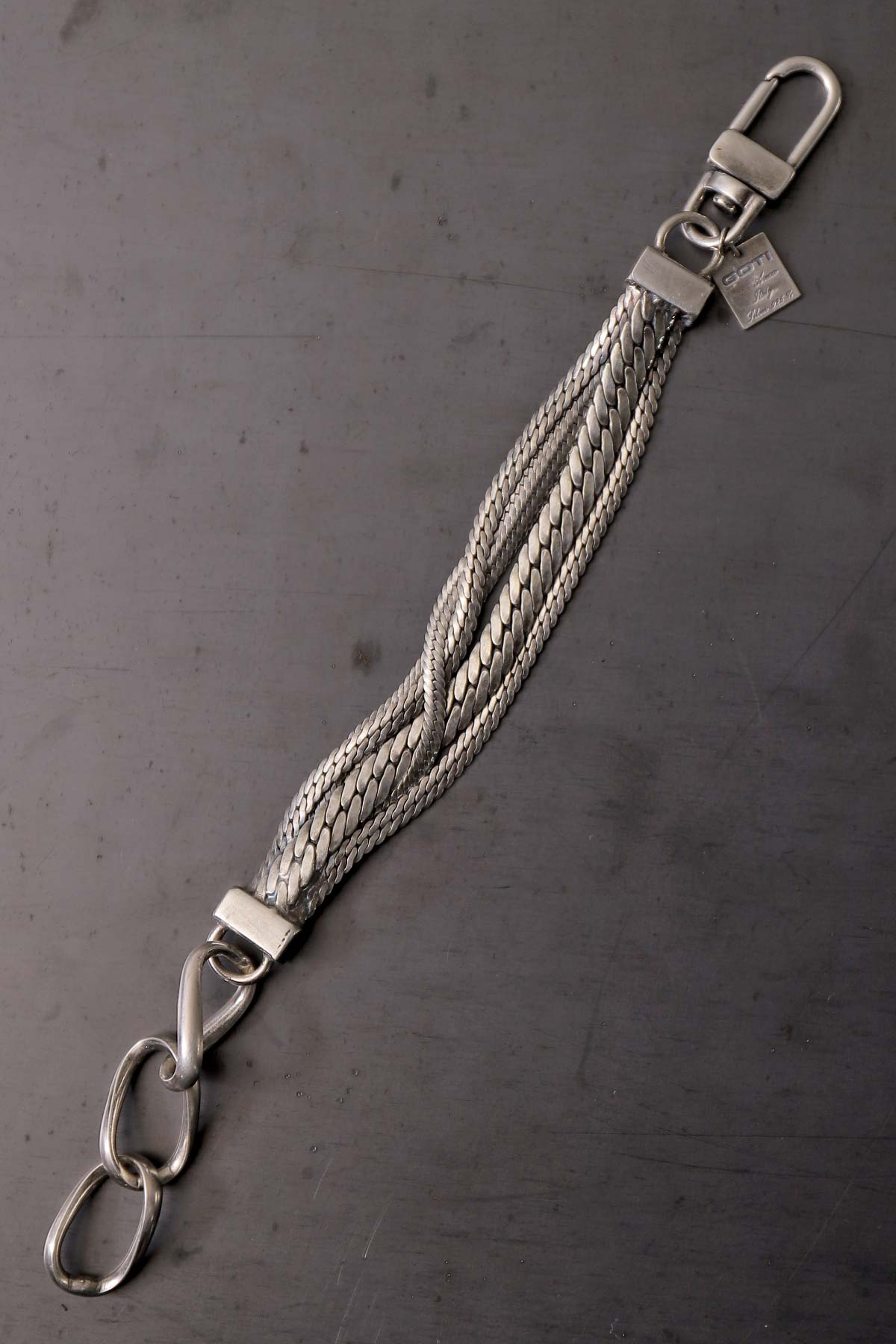 【GOTI】 MIXED FLAT CHAIN BRACELET_BR1279