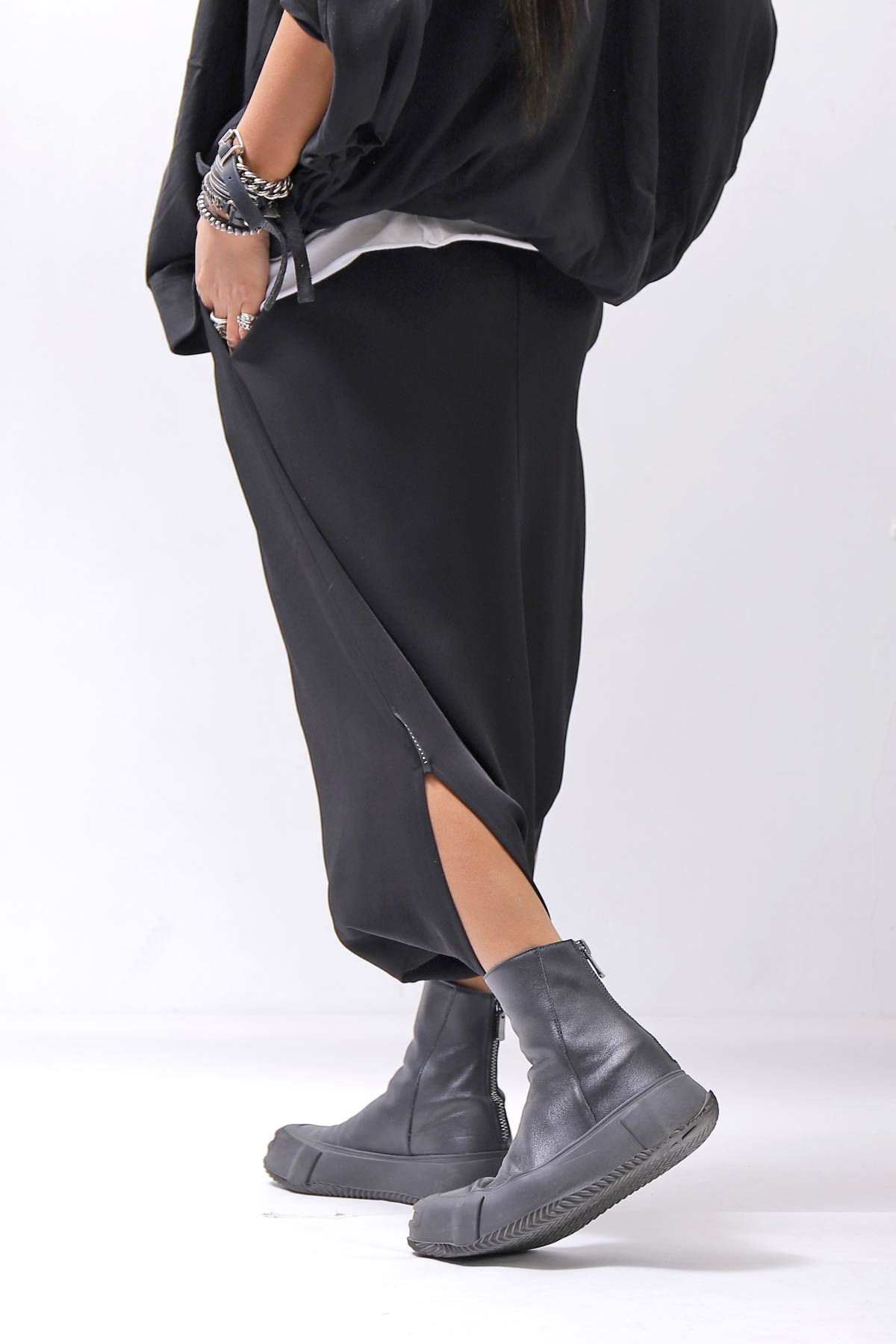 【Primordial is Primitive】 UNISEX BOX PANTS 905CD_BLACK