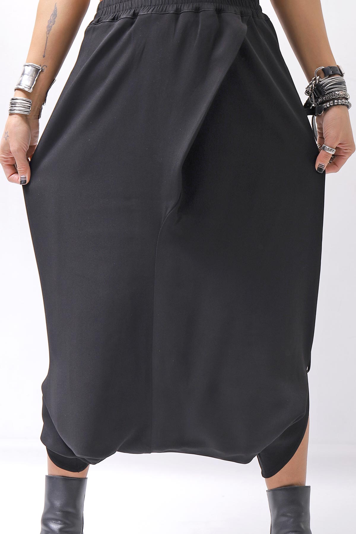 【Primordial is Primitive】 UNISEX BOX PANTS 905CD_BLACK